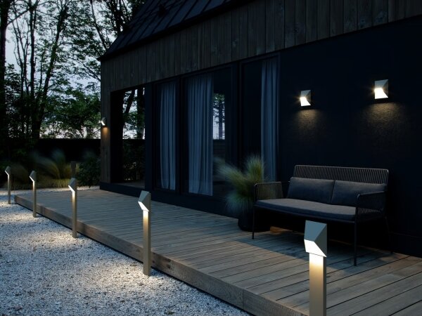 Nordlux - Vonkajšie nástenné svietidlo PONTIO 1xGU10/25W/230V krémová