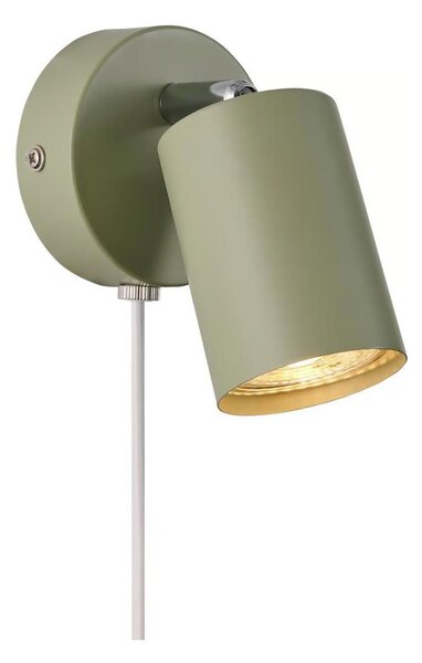 Nordlux - Nástenné bodové svietidlo EXPLORE 1xGU10/7W/230V zelená