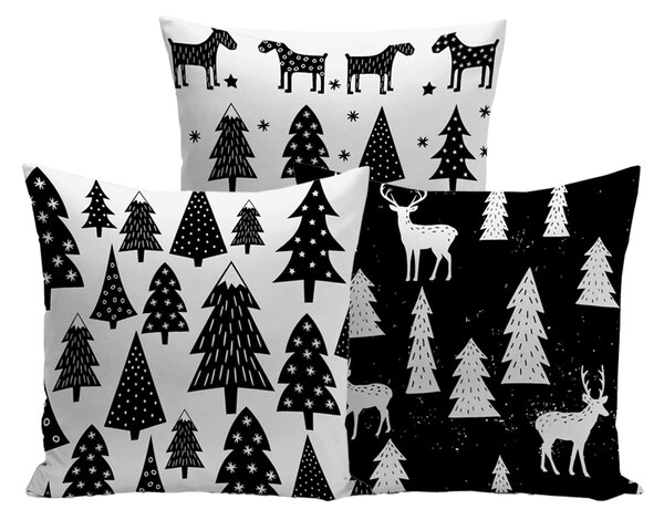 XPOSE® Set obliečok na vankúš NORDIC 40x40 cm - 3ks