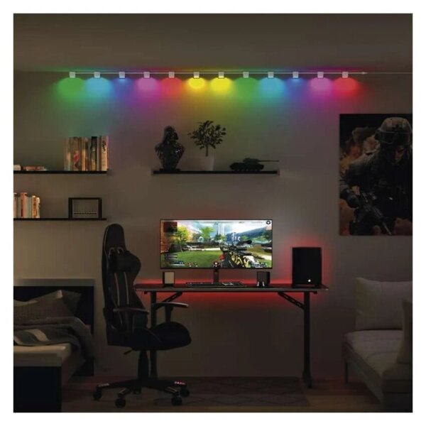 LED RGBIC+CCT Dekoračná reťaz GoSmart 4xLED/7W/230V 85 cm Wi-Fi Tuya