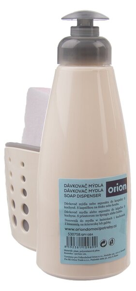 Dávkovač saponátu s organizérom 0,4 l