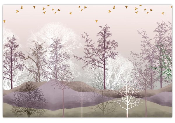 Obraz lesa (90x60 cm)