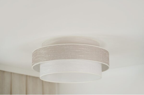 Brilagi - Stropné svietidlo DOVER SPACE LED/12W/230V pr. 50 cm šedá/krémová
