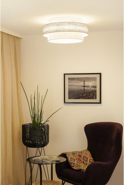 Brilagi - Stropné svietidlo DOVER SPACE LED/12W/230V pr. 50 cm šedá/krémová