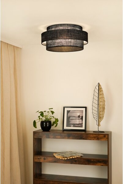 Brilagi - Stropné svietidlo SPACE YUTE LED/12W/230V pr. 50 cm čierna