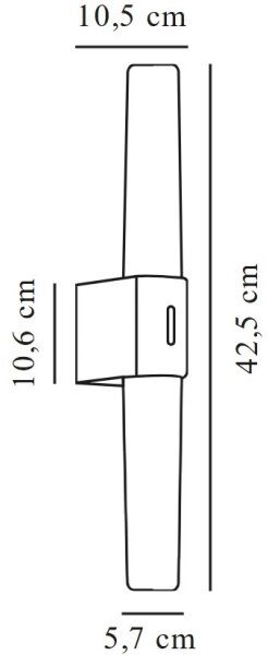 Nordlux - LED Kúpeľňové osvetlenie zrkadla HELVA LED/9W/230V IP44