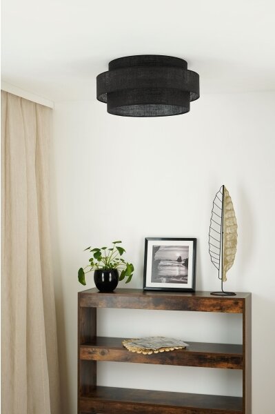 Brilagi - Stropné svietidlo SPACE YUTE LED/12W/230V pr. 50 cm čierna