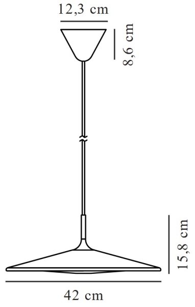 Nordlux - LED Stmievateľný luster na lanku BALANCE LED/230V