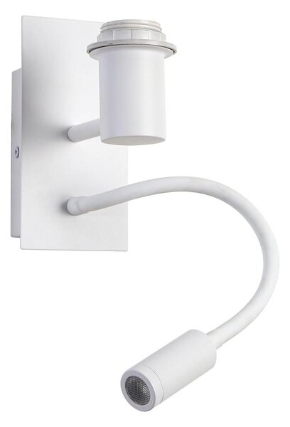 Brilagi - LED Flexibilná nástenná lampa NUBILA 1xE27/25W/230V + LED/3W biela