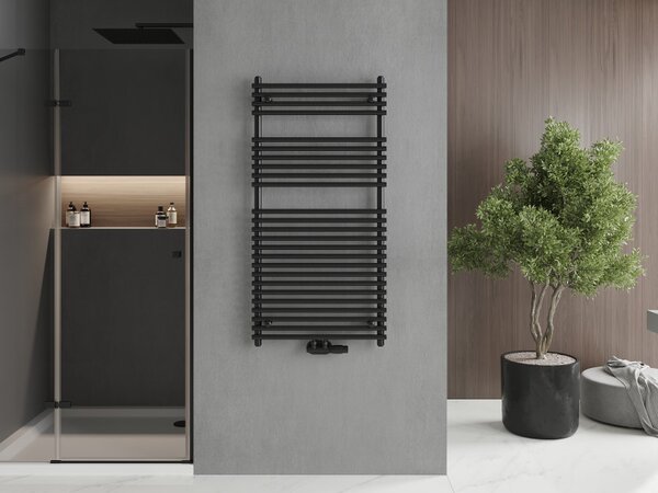 Mexen Sol vykurovacie teleso 1200 x 600 mm, 658 W, čierna, W125-1200-600-00-70