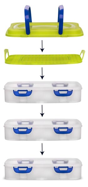 Piknik box s uchami 3 poschodia