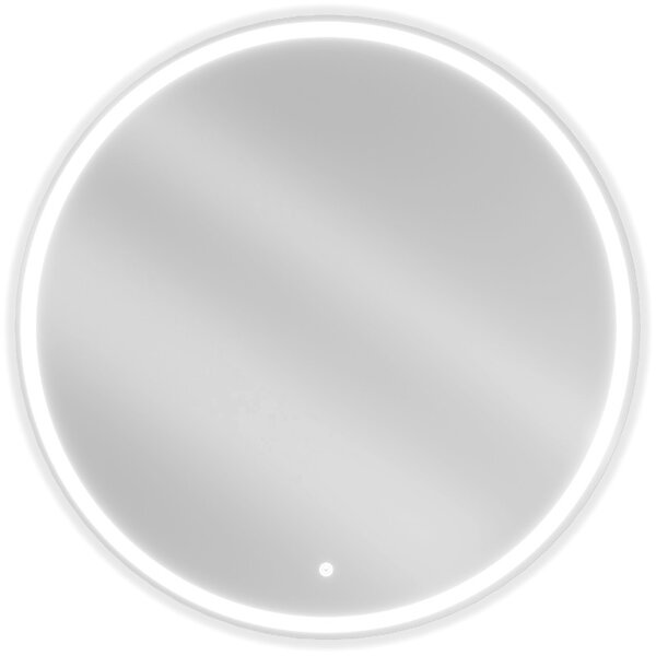 Mexen Gobi, LED okrúhle kúpeľňové zrkadlo s podsvietením 90 cm, 6000K, ochrana proti zahmlievaniu, 9801-090-090-611-00