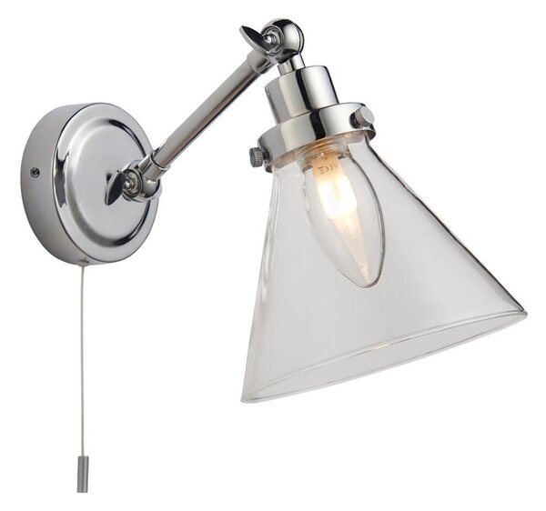 Endon 93853 -Kúpeľňové nástenné svietidlo FARADAY 1xG9/3W/230V IP44 lesklý chróm