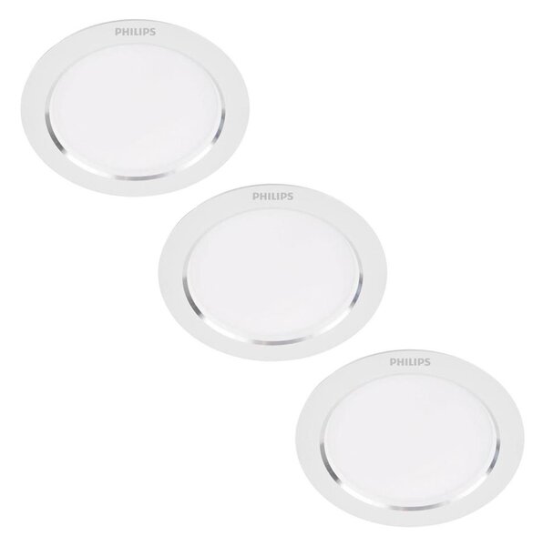 Philips - SADA 3x LED Podhľadové svietidlo DIAMOND LED/3,5W/230V 3000K