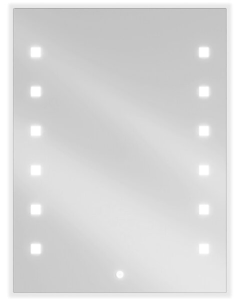Mexen Ner, LED kúpeľňové zrkadlo s podsvietením 60x80 cm, 6000K, ochrana proti zahmlievaniu, 9809-060-080-611-00