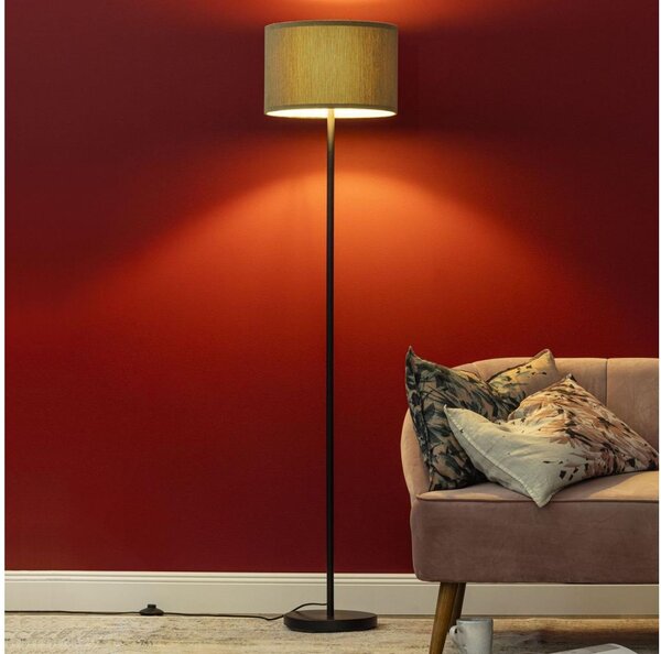 Brilliant - Stojacia lampa TONY 1xE27/20W/230V hnedá