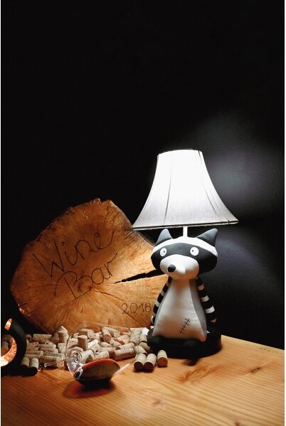 Happy Lamps - LED Detská stolná lampa BEN LED/5,4W/230V medvedík čistotný