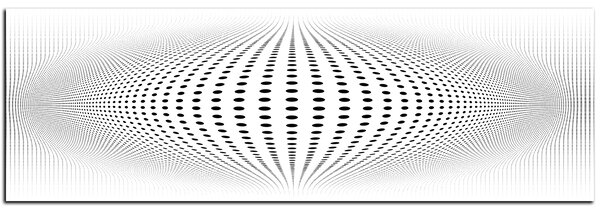 Obraz na plátne - Abstraktná geometrická sfera - panoráma 5218A (105x35 cm)