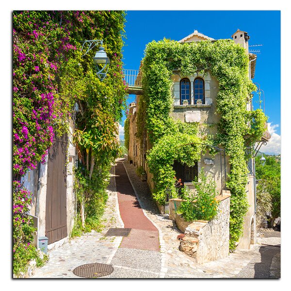 Obraz na plátne - Krásna architektúra v Provence - štvorec 3236A (50x50 cm)