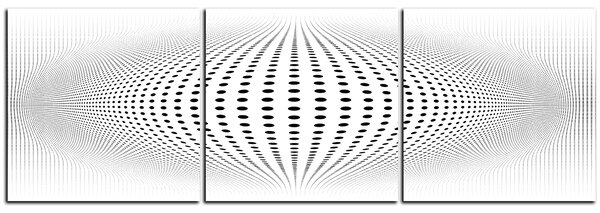 Obraz na plátne - Abstraktná geometrická sfera - panoráma 5218B (90x30 cm)