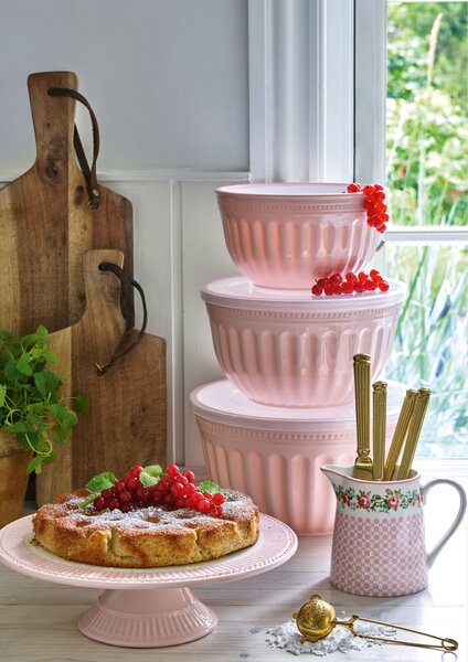 Úložné kuchynské dózy Alice Pale Pink set – 3 ks