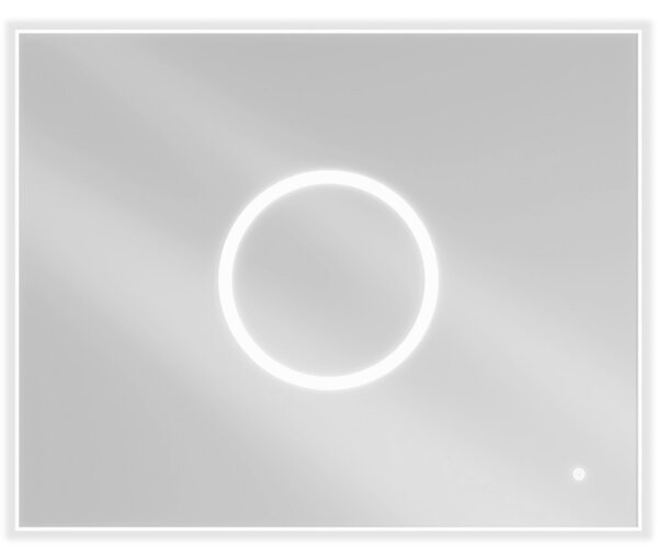 Mexen Koga, LED kúpeľňové zrkadlo s podsvietením 100 x 80 cm, 6000K, ochrana proti zahmlievaniu, 9821-100-080-611-00