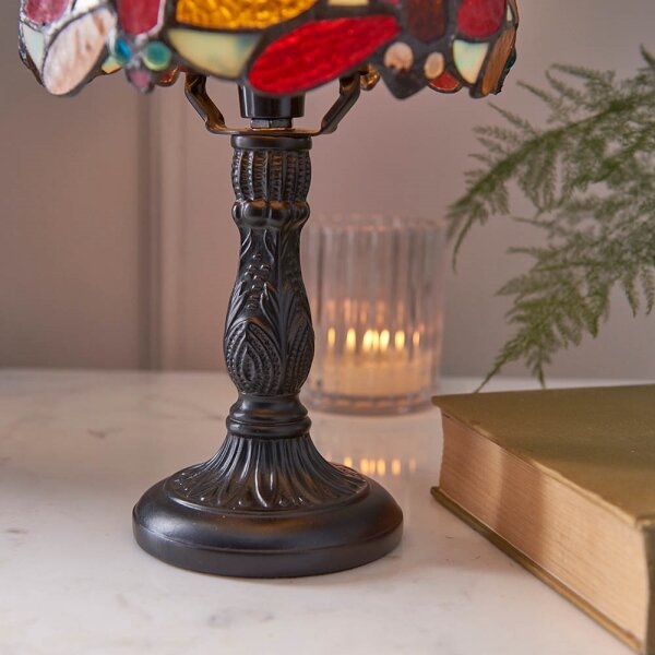 Endon 64246 - Stolová lampa Tiffany LORETTE 1xE14/40W/230V pr. 15 cm