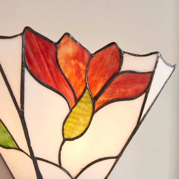 Endon 63964 - Nástenné svietidlo Tiffany BOTANICA 1xE14/40W/230V