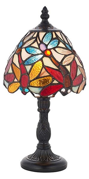 Endon 64246 - Stolová lampa Tiffany LORETTE 1xE14/40W/230V pr. 15 cm