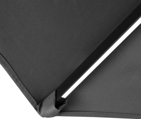 LED slnečník Mali Ø350 cm - antracit