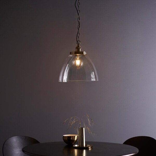 Endon 102926 - Luster na reťazi HANSEN 1xE27/10W/230V mosadz