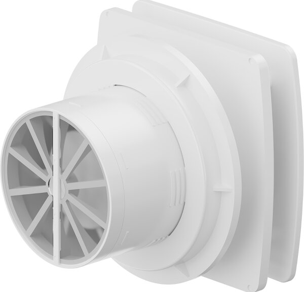 Mexen AXS, kúpeľňový ventilátor s časovačom, priemer 100mm, biela, W9601-100T-00
