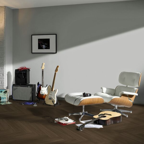 Vinyl Parador Trendtime 3 Herringbone Dub Oxford tmavo hnedý 1748862 2,37 m²