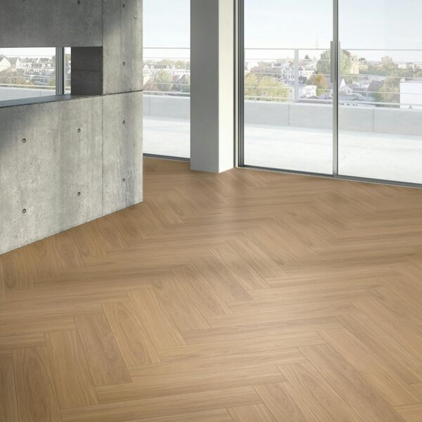 Vinyl Parador Trendtime 3 Herringbone Dub Oxford karamelovo hnedý 1748863 2,37 m²