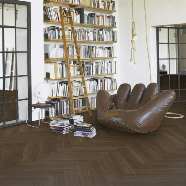 Vinyl Parador Trendtime 3 Herringbone Dub Oxford tmavo hnedý 1748862 2,37 m²
