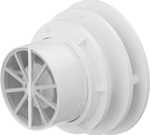Mexen AXR 100, kúpeľňový ventilátor s časovačom, priemer 100 mm, biela, W9602-100T-00