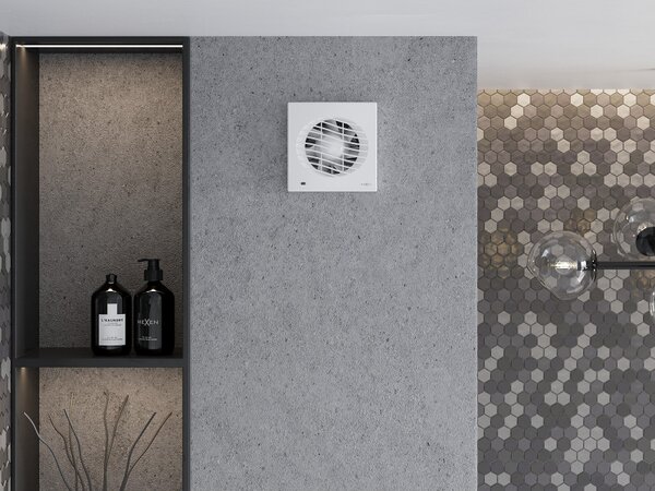 Mexen DXS, kúpeľňový ventilátor , priemer 120mm, biela, W9603-125-00