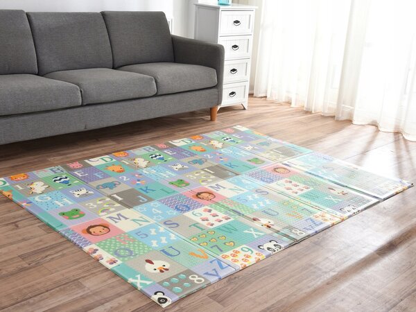 Vulpi Skladacia podložka pre deti Sovičky abeceda 150x200 cm