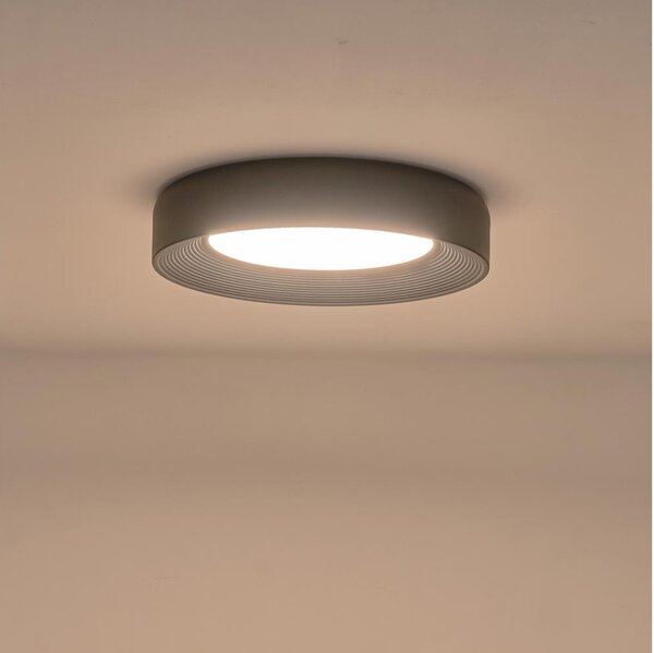 LED Stropné svietidlo LED/40W/230V 3000K čierna pr. 50 cm