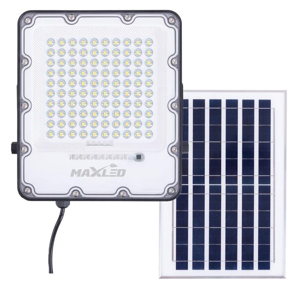 LED Solárny reflektor LED/50W/3,2V 4500K IP65 + diaľkové ovládanie