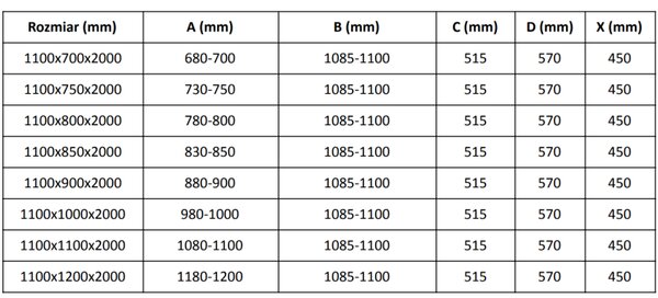 Mexen Velar, sprchový kút s posuvnými dverami 90(dvere) x 90(stena) cm, 8mm číre sklo, biela, 871-090-090-01-20