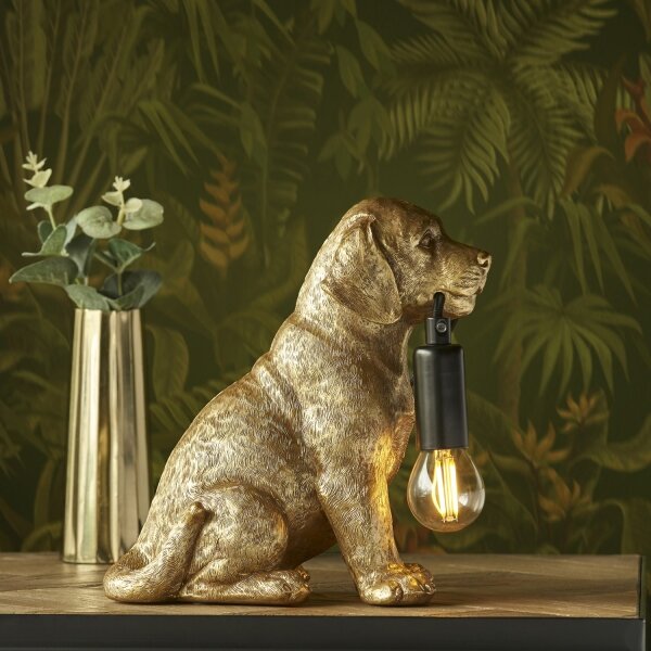 Endon 107364 - Stolná lampa PUPPY 1xE14/7W/230V zlatá