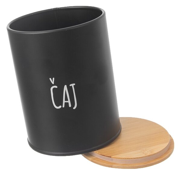 Dóza Čaj BLACK pr. 9,5 cm