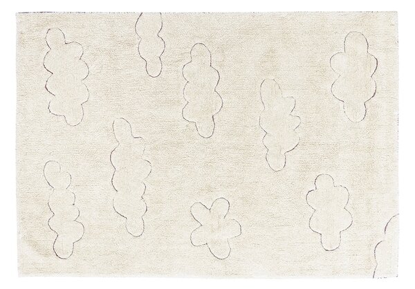 MUZZA Prateľný koberec cloudio 120 x 160 cm béžový
