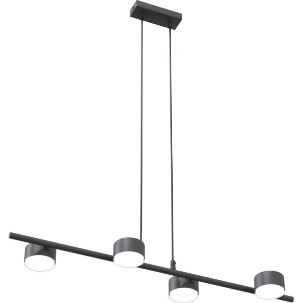 Luster na lanku SORA 4xGX53/12W/230V čierna