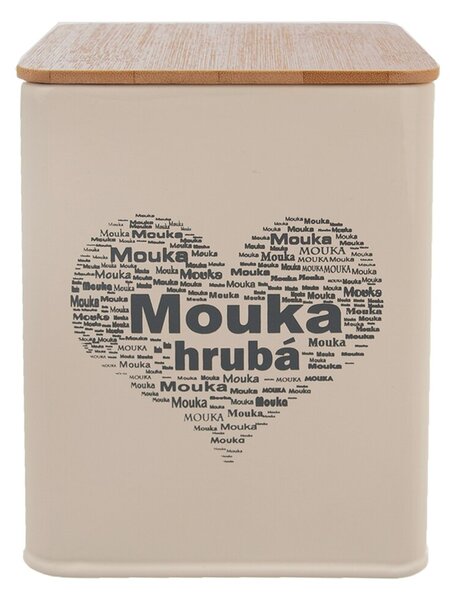 Dóza Mouka hrubá SRDCE 11,5x11,5x14 cm