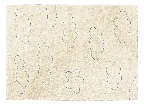 MUZZA Prateľný koberec cloudio 140 x 200 cm béžový