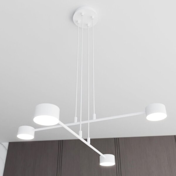 Luster na lanku MODUS 4xGX53/10W/230V biela