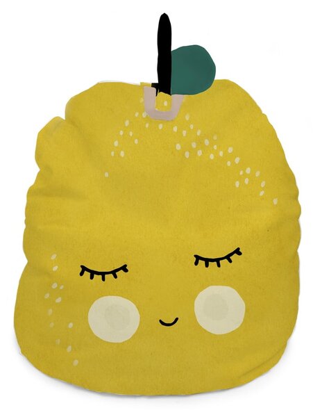 Žltý detský sedací vak Lemon - Little Nice Things