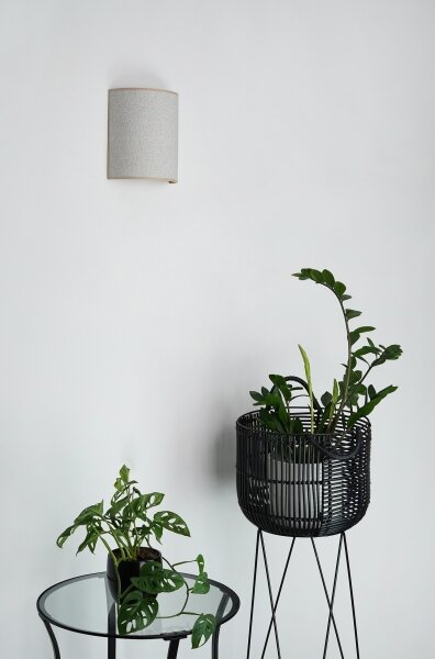 Brilagi - Nástenné svietidlo SEMI 1xE27/15W/230V pr. 20 cm svetlošedá